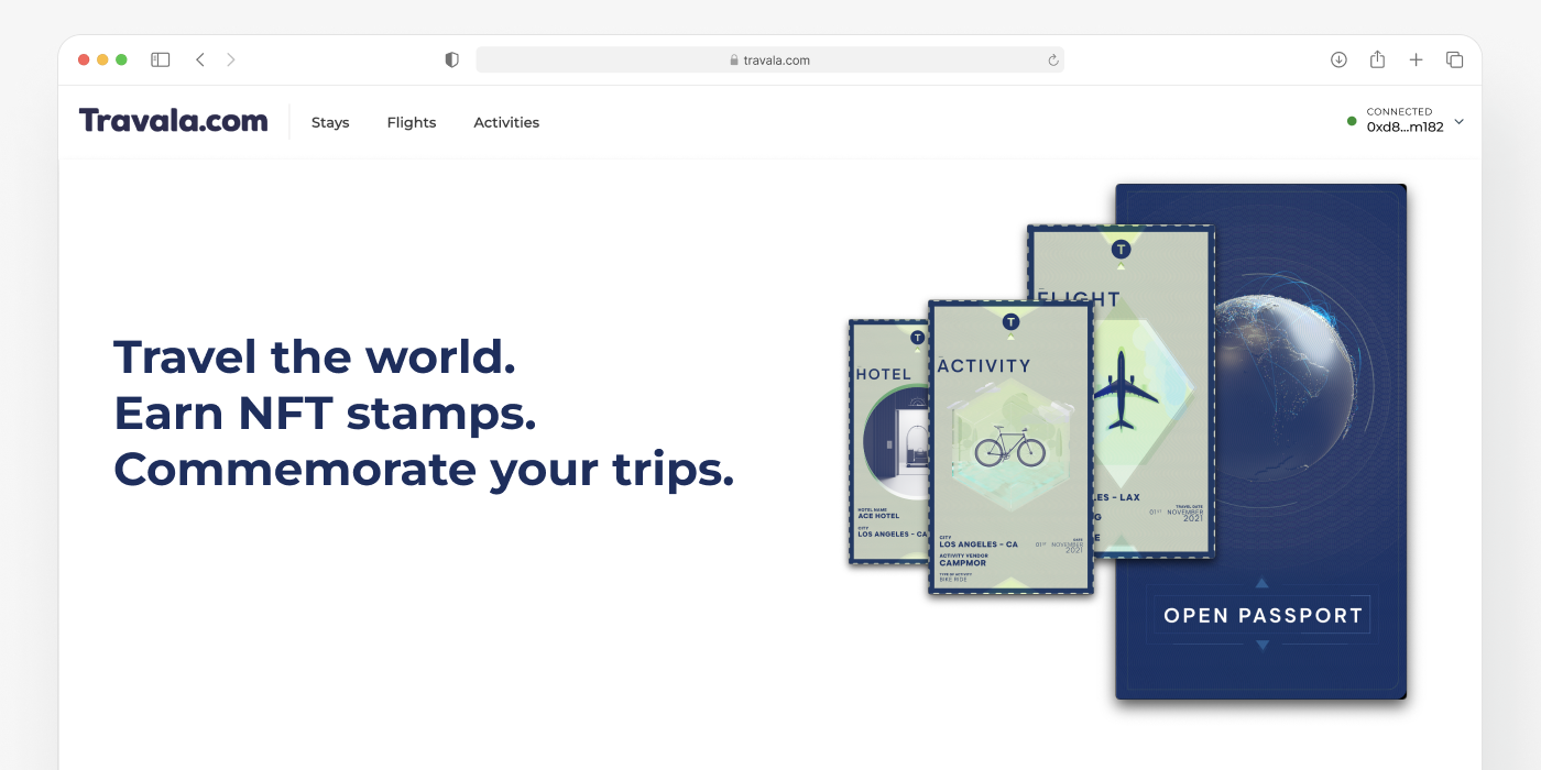 Dtravel Launches Open Passport with Travala.com to Offer NFT Travel Stamps