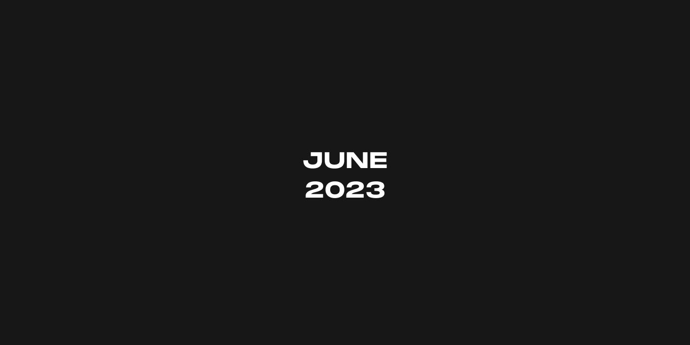 June 2023 Update