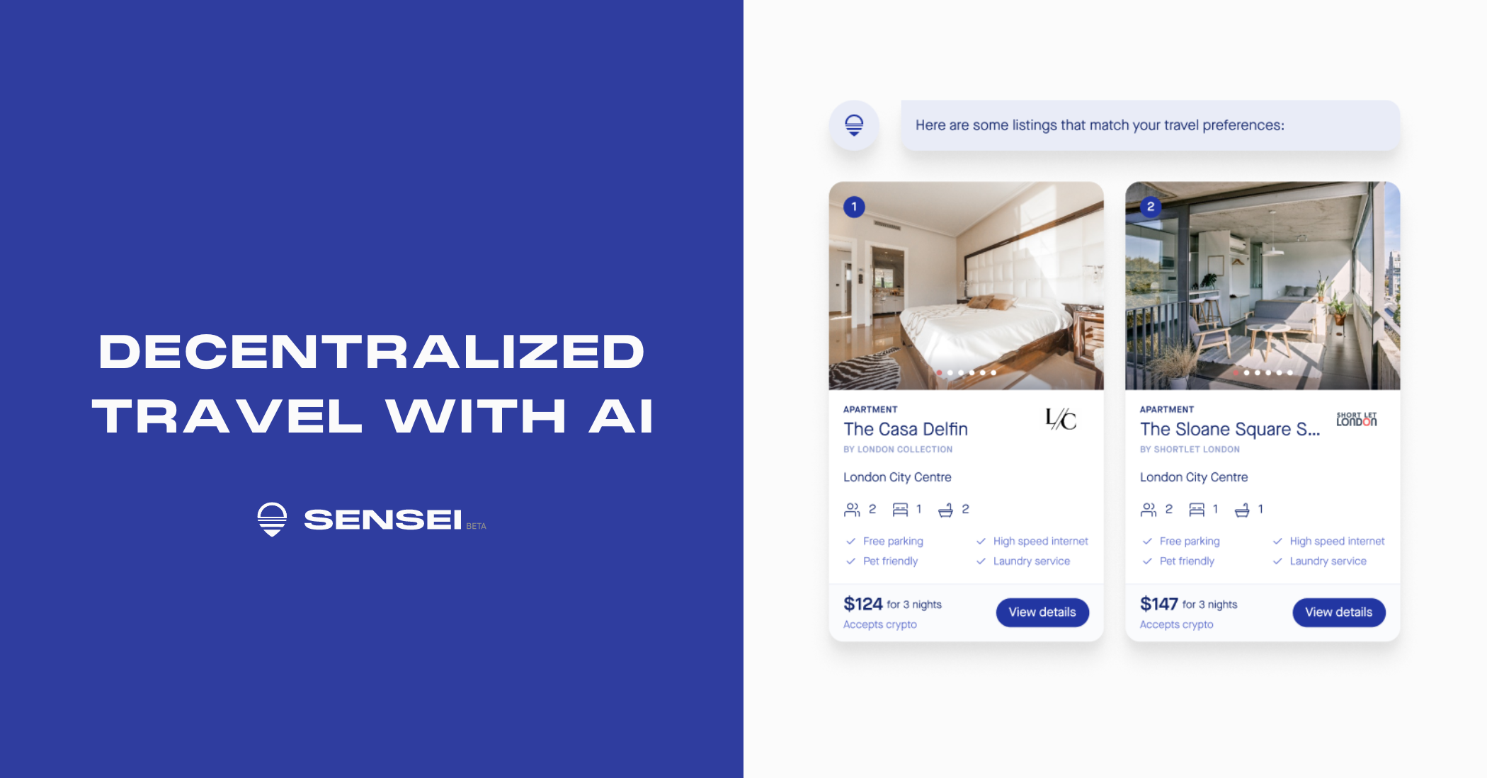Decentralized Travel with Sensei AI
